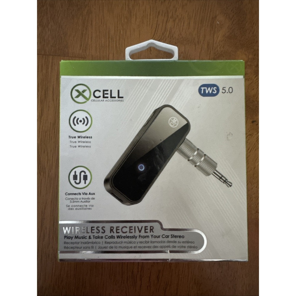 X Cell Wireless Receiver Play Music & Take Calls Wirelessly From Your Car Stereo